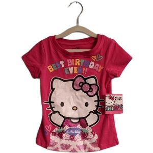 NWT Hello Kitty Birthday Shirt